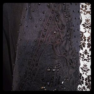 Women's denim mermaid skirt